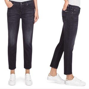 7 For All Mankind Josefina Black Sands Jeans